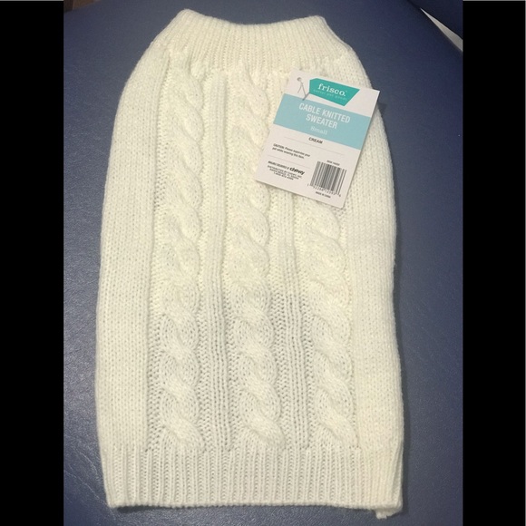 🎉2X HP🎉NWT Frisco cream cable knitted sweater - Picture 2 of 11